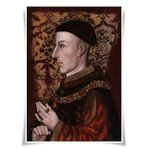 Lrajan&Daucus British Monarchs Portre Koleksiyonu - Büyük Britanya Kralı ve Kraliçesi Kumaş Poster, Kraliyet Tarihi ve Ev Dekoru için A3 Premium Duvar Sanatı (#14 Henry of Monmouth)