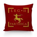 Lrajan&Daucus Roman Legion Yastık Kılıfı - Yastık Kılıfı Dekoratif Kırlent Kılıfı (LEGIO II PARTHICA)