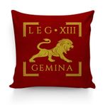 Lrajan&Daucus Roman Legion Yastık Kılıfı - Yastık Kılıfı Dekoratif Kırlent Kılıfı (LEGIO XIII GEMINA)