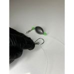 Lrf Için Özel Yapım Glowlu Tek Iğneli 5 Gram Gezer Kurşunlu Hazır Olta Iğnesi Takımı Tekne Kıyı - 1/0