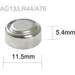 LRS Store 20 Adet AG13/LR44/357A Düğme Pil Saat Pil Lazer Pili Oyuncak Pili Alkalin Kaliteli - 20'li