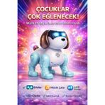 LRS Store Dans Eden Sesli Işıklı Robot Köpek Eğitici Müzikli Dans Eden Sesli Işıklı Köpek Robotu - 1 ADET ROBOT KÖPEK