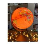 Lrs Store Dünya Küresi - Işıklı- Yerküre Antik-Siyasi Dekoratif Eğitici Yer Küre Globe Ancient, 30 cm