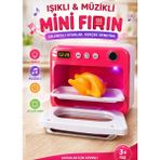 LRS Store Işıklı Müzikli Mini Oyuncak Fırın | Işıklı Müzikli | Kız Çocuk Hediye | 3+ Yaş Eğitici Mutfak Oyuncağı - 1 ADET FIRIN