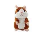 LRS STORE Konuşan Hamster Hareketli Açık Kahve Parlak Tüylü 16cm