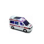 Lrs Store Oyuncak Ambulance Sesli Sirenli Işıklı Ambulans Büyük Boy 21 Cm, Çok Renkli