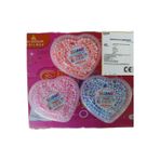 LRS STORE Özel Kalpli Kutu 3x200 Gr Slime Ele Yapışmayan Köpüklü Slaym Seti Sertifikalı
