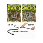 LRS STORE Snake Sukushi Esnek Yılan Oyuncak 70-300 cm Uzayan Sürpriz Şaka Yılanı - Anti-Stres Yumuşak Figür