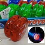 LRS Store Süper Yoyo Oyuncak Işıklı Extra Rulmanlı Yeni Nesil Topaç Pro Yo-Yo Unresponsive 1 Adet - Kırmızı
