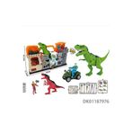 Lrs Store Taşınabilir Çantalı Dinazor Seti Yüksek Kalite Dinazor T-rex Raptor Jurrasic Oyun Seti, Çok Renkli