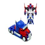 LRS STORE Transformers Optimus Prime Çek Bırak Oyuncak Araba Çarpınca Otomatik Robata Dönüşen 14 Cm