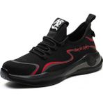 Lrsmile Safety Siyah Kırmızı Unisex Spor Ayakkabı