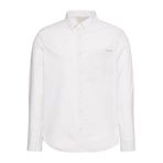 Ls Yd Erkek Çizgili Oxford Beyaz Klasik Gömlek