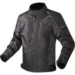 Ls2 4 Mevsim Kullanılabilir Siyah-Gri Polyester Su Geçirmez Motorsiklet Mont M Beden