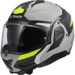 Ls2 Advant 2 Trıple Mat Gri- Siyah-Neon Sarı Çene Açılır Motosiklet Kaskı