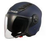 Ls2 Aırflow 2 Mat Navy Mavi Açık Motor Kaskı