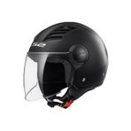 LS2 Airflow 2 Mat Siyah Açık Kask