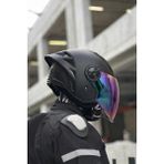 Ls2 Aırflow 2 Mat Siyah Kask - Gökkuşağı Vizör + Spoiler - XL