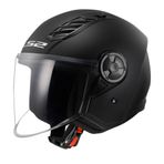 LS2 Airflow 2 Mat Siyah Motorsiklet Kaskı
