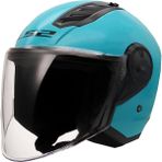 LS2 Airflow 2 Motosiklet Kaskı Hafif Tasarım ve Üstün Havalandırma Sistemi ile Mavi Renk - XL - Tek Renk