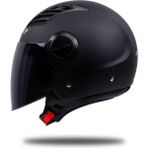 LS2 Aırflow Mat Siyah Kask Siyah Cam - XS