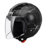 LS2 Airflow Siyah Kask Camı
