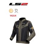 Ls2 Blade Aır Erkek Haki-Turuncu Yazlık Motosiklet Montu