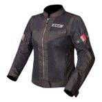 Ls2 Blade Air Kadın Mont Yazlık Siyah Kırmızı renkli XS