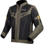 Ls2 Blade Air Korumalı Motosiklet Montu Yazlık Haki-Turuncu - 2XL