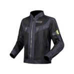 LS2 BLADE AIR MONT Mavi-Neon Sarı Polyester Malzemeden Üretilmiş Yaz Mevsimi İçin Rahat Ceket - 4XL