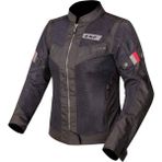 Ls2 Blade Air Yazlık Kadın Motosiklet Montu Siyah - Kırmızı Kumaş Malzeme Aşınma Direnci