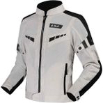 Ls2 Blade Air Yazlık Motosiklet Montu Siyah - Gri 600D Polyester Malzeme ile Rahat ve Güvenli