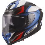 Ls2 Challenger 2 Viper Kapalı Kask - XL - Mavi - Beyaz - Kırmızı
