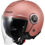 Ls2 Classy Mat Gold Pembe Kask (Güneş Vizörlü) - Mat Pembe