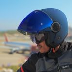 Ls2 Classy Mat Navy Mavi Kask Mavi Cam