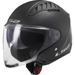 Ls2 Copter 2 Mat Siyah Kask (Güneş Vizörlü) - XL