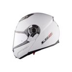 LS2 Easy Çene Açılır Beyaz Motosiklet Kaskı