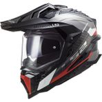 Ls2 Explorer C Karbon Frontıer Tıtanıum Kırmızı Kapalı Kask - 2XL