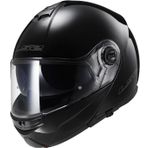 LS2 FF325 Strobe Çene Açılır Siyah Motosiklet Kaskı