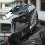 Ls2 Pıoneer 2 Hıll Mat Siyah-Beyaz Kask - 2XL