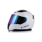 Ls2 Rapıd 2 Beyaz Fullface Motosiklet Kaskı Gökkuşağı Camlı