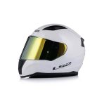 Ls2 Rapıd 2 Beyaz Fullface Motosiklet Kaskı Gold Camlı + Şeffaf Camlı