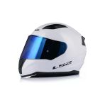 Ls2 Rapıd 2 Beyaz Fullface Motosiklet Kaskı Mavi Camlı + Şeffaf Camlı