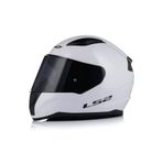 LS2 Rapid 2 Beyaz Kapalı Siyah Camlı Motosiklet Kaskı