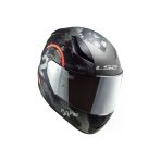 Ls2 Rapıd 2 Cırcle Fullface Motosiklet Kaskı Gri Camlı + Şeffaf Camlı