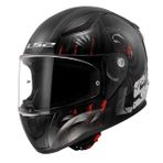 LS2 Rapid 2 Clawn Gri Kırmızı Mat Siyah Kapalı Kask
