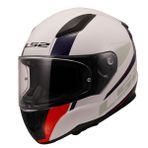 Ls2 Rapid 2 Driveway Beyaz-Mavi Kask renkli M