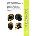 Ls2 Rapid 2 Ekstra Mat Neon Sarı-Navy Mavi Motosiklet Kaskı – Full Face, Güvenli & Konforlu Tasarım - XL - Neon Sarı - Mavi