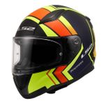 Ls2 Rapid 2 Extra Mat Neon Sarı-Navy Mavi Kask renkli S