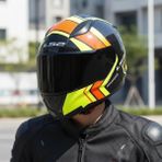 Ls2 Rapıd 2 Extra Mat Neon Sarı-Navy Mavi Kask (Siyah Vizör + Şeffaf Vizör) - 3XL - Tek Renk